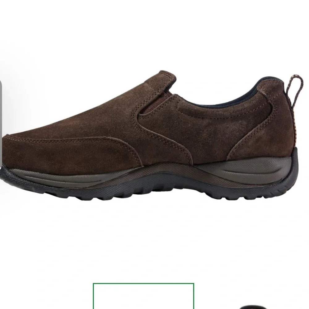L.L. Bean Brown Suede Loafers. Size 10 1/2.